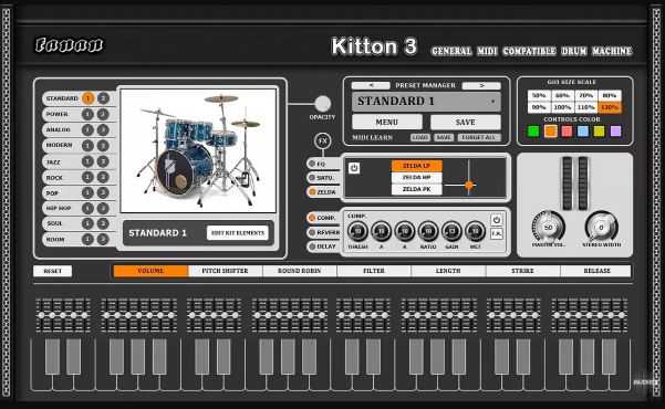 Fanan Team Kitton 3 Drum Machine 套装鼓机