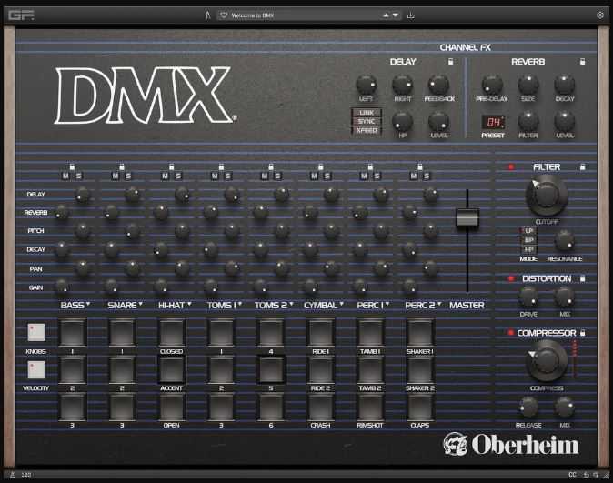 GForce Oberheim DMX v1.1.0 传奇电子鼓机