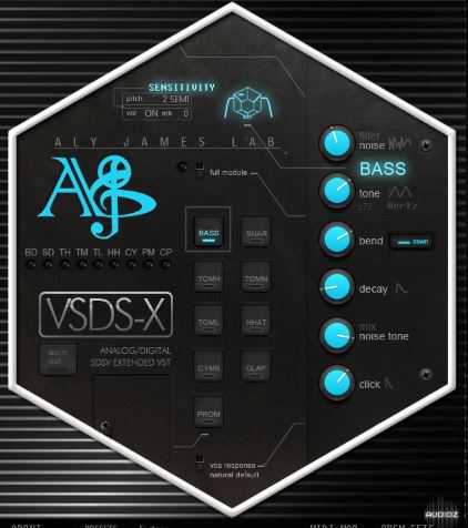 Aly James Lab VSDS-X v2.0 电子鼓机 ( 6MB )
