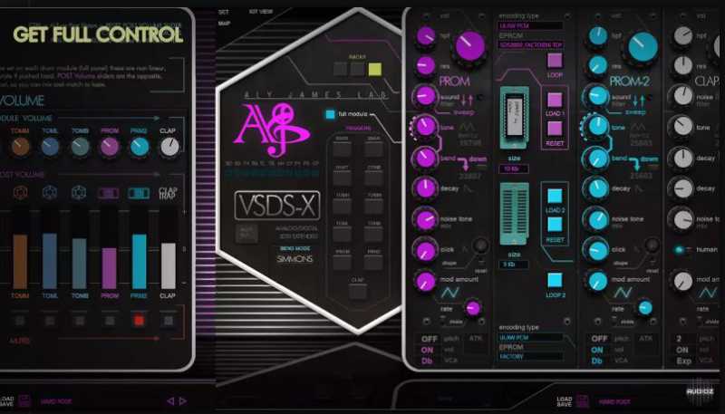 Aly James Lab VSDSX 80年代鼓机 ( 10MB )