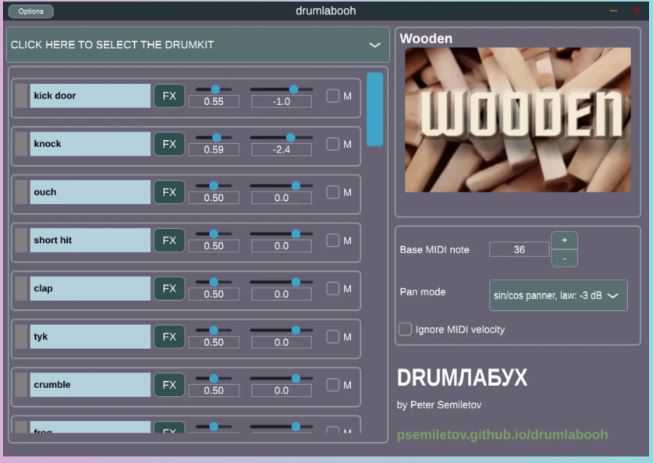 Peter Semiletov Drumlabooh (Drum Machine) v10.0.0 鼓机
