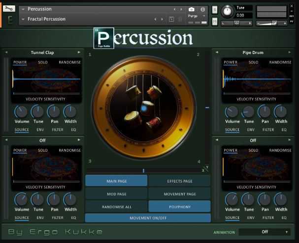 Ergo Kukke Percussion KONTAKT 部落\丛林打击乐