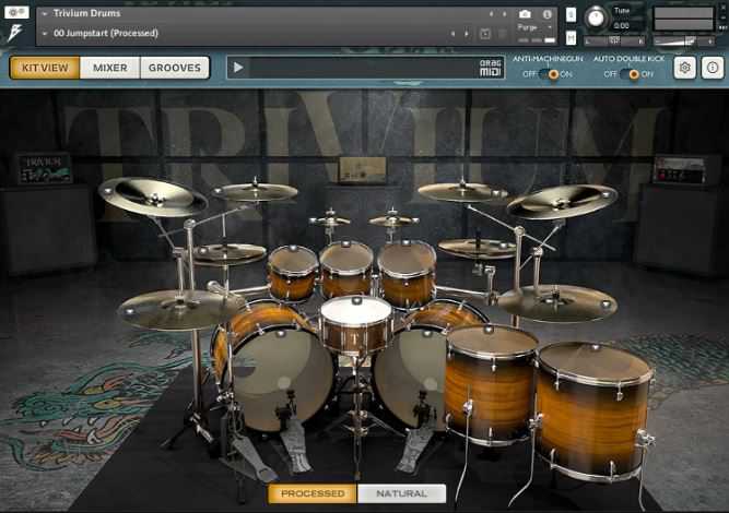 Bogren Digital Trivium Drums KONTAKT 三位一体鼓音源