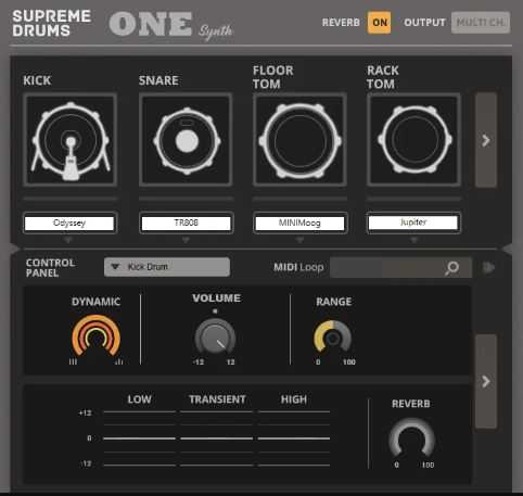 Sound Magic Supreme Drums One Synth (Hybrid Modeling Drum Kits) v0.98 混合建模鼓组 ( 35MB )