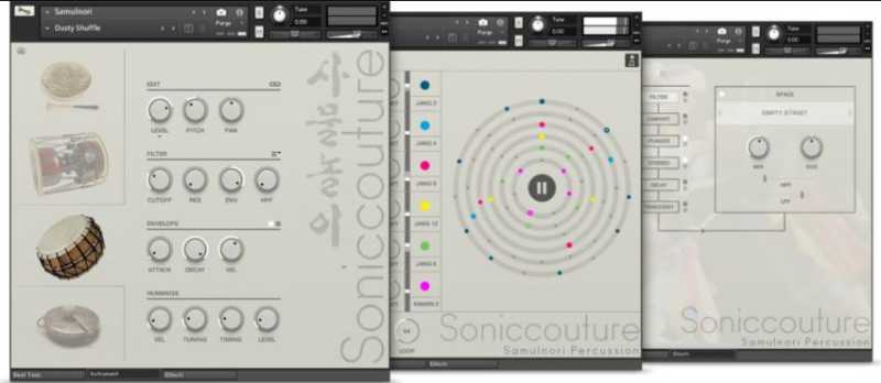 Soniccouture Samulnori Percussion KONTAKT 韩国高丽民族传统打击乐