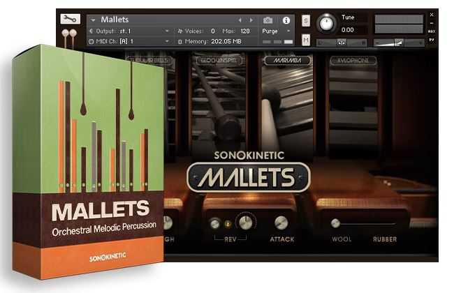 Sonokinetic Mallets KONTAKT 马林巴\木琴\钟琴音源