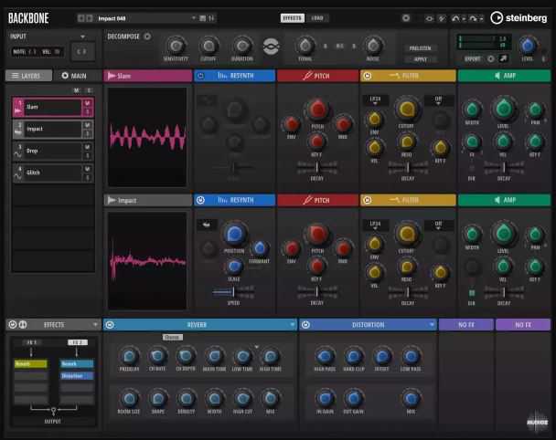 Steinberg Backbone v1.6.10 鼓合成器