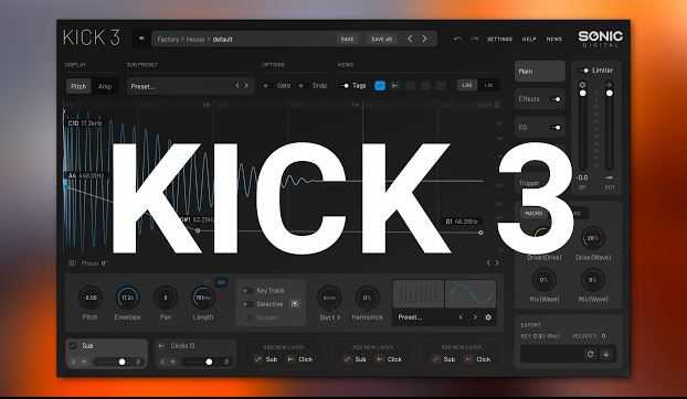 Sonic Academy KICK 3 v1.1.2 底鼓合成器