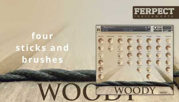 Ferpect Instruments Woody African Percussion Kontakt 非洲传统木制打击乐