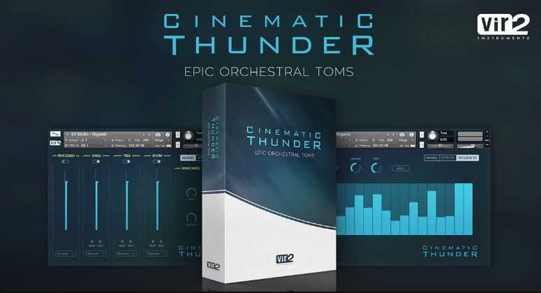 Vir2 Instruments Cinematic Thunder Epic Orchestral Toms KONTAKT 电影史诗管弦打击乐 ( 2.6GB )