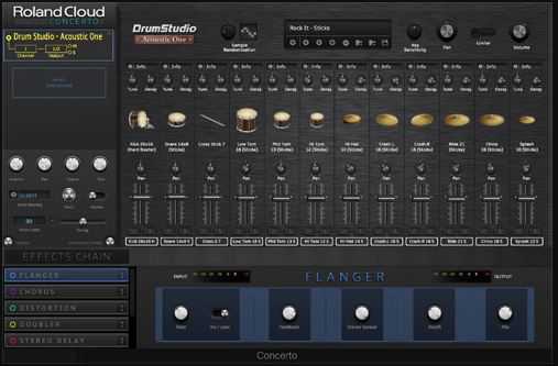 Roland Cloud Drum Studio Acoustic One 1.2 罗兰原声鼓