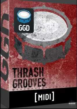 GGD Thrash Grooves Midi Pack MiDi  鼓MIDI包