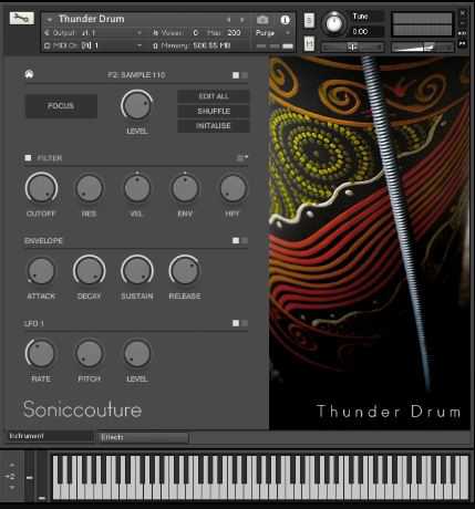 SonicCouture Thunder Drum Kontakt 雷声鼓打击乐