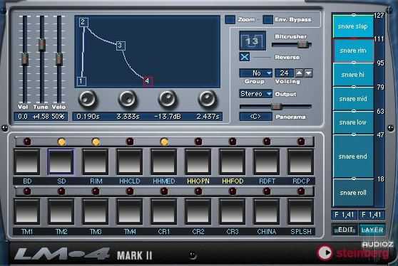 Steinberg LM4 Mk2 鼓机插件