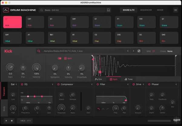 ADSR Sounds Drum Machine v1.4.0 电子鼓机