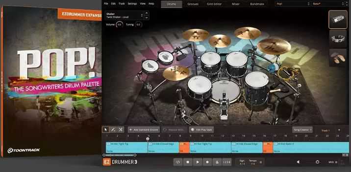 Toontrack Pop! EZX v1.5.1 流行鼓音源