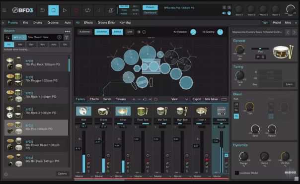 BFD Drums BFD3 v3.5.0.49 R2R 原声鼓+核心音色库