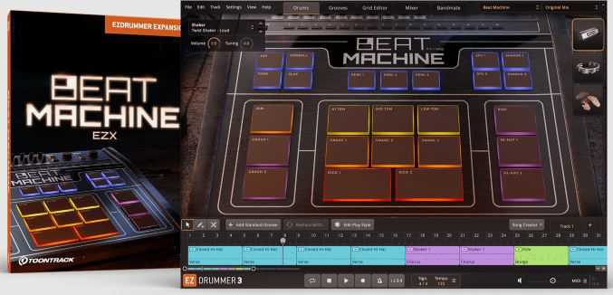 Toontrack Beat Machine EZX v1.0.0 流行前卫节拍扩展包