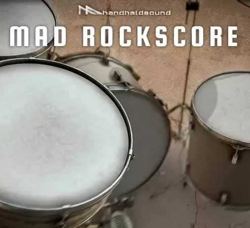 HandHeldSound MAD RockScore 复古摇滚鼓组
