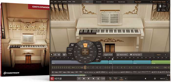 Toontrack Pipe Organ EKX 教堂管风琴扩展包