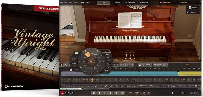 Toontrack Vintage Upright EKX 复古立式钢琴扩展包
