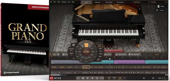 Toontrack Grand Piano EKX 斯坦威D三角钢琴