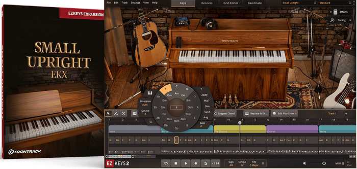 Toontrack Small Upright Piano EKX 小型立式钢琴