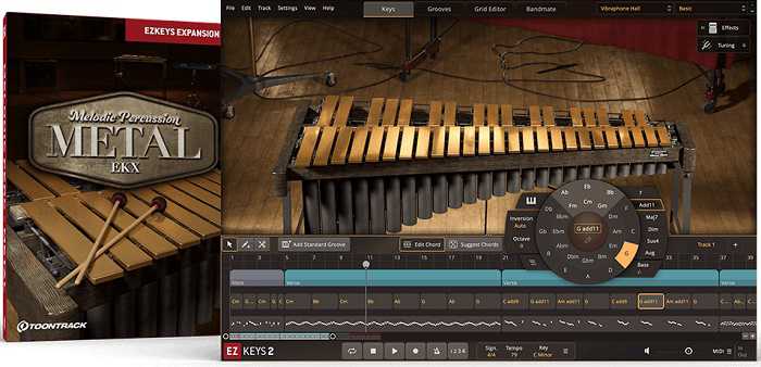 Toontrack Melodic Percussion – Metal EKX 金属旋律打击乐