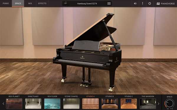 IK Multimedia Pianoverse Hamburg Grand S274 汉堡大酒店斯坦威