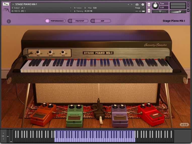 Insanity Samples Stage Piano Mk 1 舞台电钢琴 ( 1.5GB )