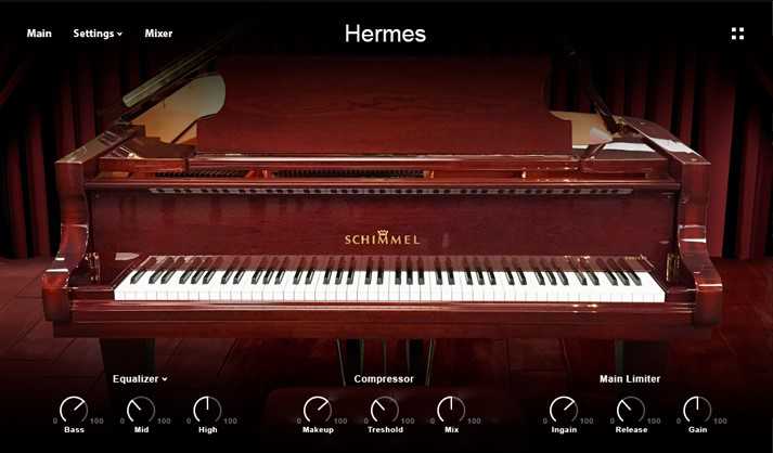 Muze PA Hermes 胡桃木舒密尔钢琴 ( 23GB )