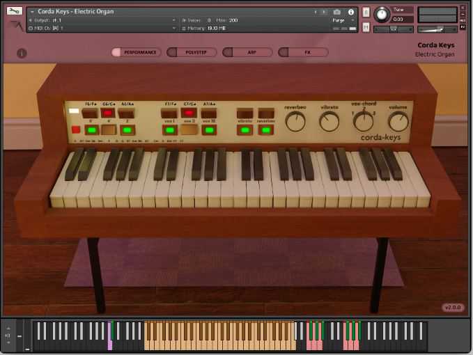 Insanity Samples Corda Keys Electric Organ 电子风琴 ( 1.4GB )
