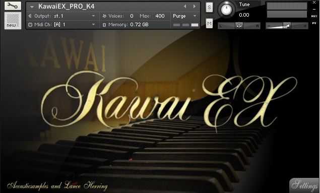 Kawai Concert Grand Piano 卡哇伊原声大钢琴 Kawai EX Pro