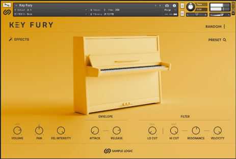 Sample Logic Key Fury KONTAKT 键盘钢琴音色库 ( 10.6GB )