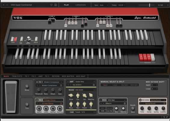 KORG VOX Super Continental v1.1.2 传奇风琴 ( 75MB )