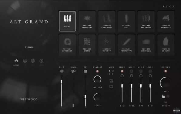 Westwood Instruments Alt Grand KONTAKT 古董三角钢琴
