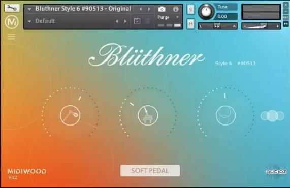 Midiwood Bluthner Style 6 v1.3 Lite Edition Kontakt FREE 复古钢琴音源