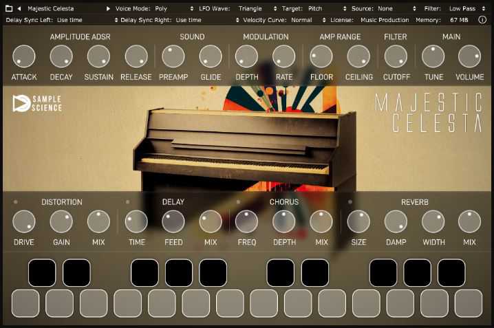 SampleScience Majestic Celesta Piano v1.0 钢片琴\钟琴