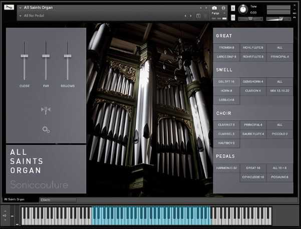 Soniccouture All Saints Organ v1.1 KONTAKT 诸圣教堂管风琴