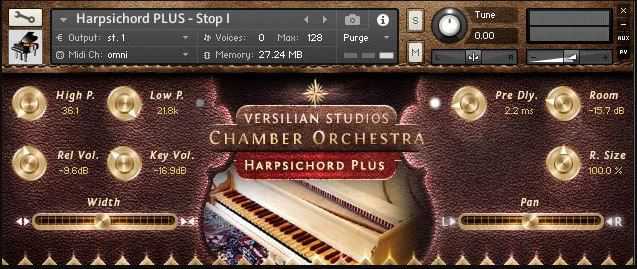 Versilian Studios Harpsichord 羽管键琴\大建琴