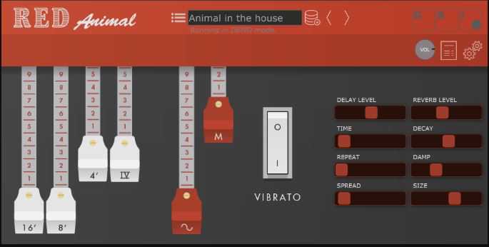 Genuine Soundware Red Animal v1.0.0 电子风琴
