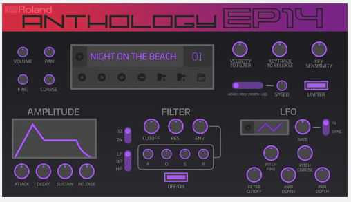 Roland VS Anthology EP14 for Concerto v4.2.0 罗兰电钢琴音色