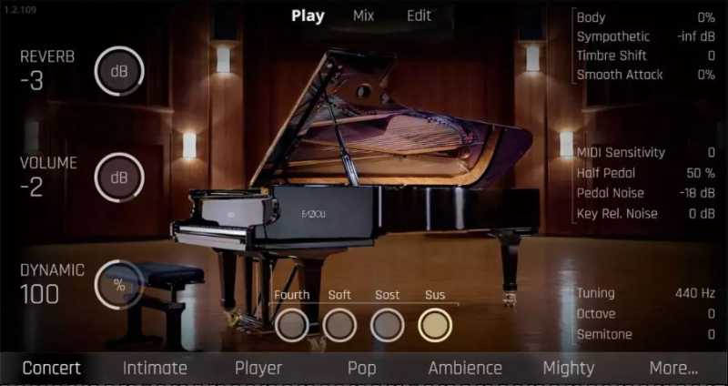 Vienna Symphonic Library Synchron Fazioli F308 v1.2.2 KONTAKT 维也纳钢琴系列