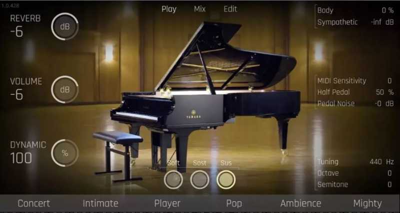 Vienna Symphonic Library Synchron Yamaha CFX v1.2.2 KONTAKT 维也纳钢琴系列