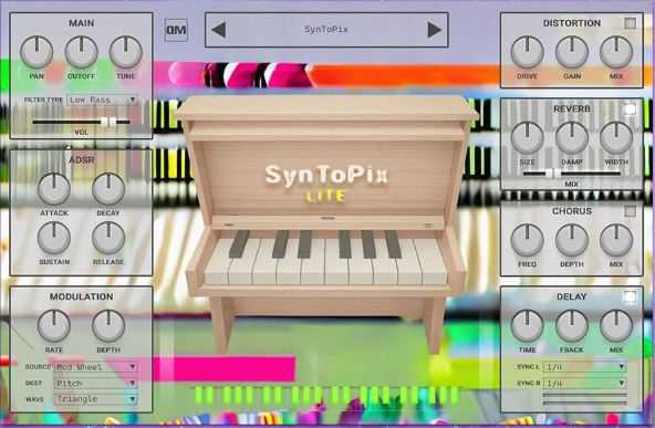 Quiet Music SynToPix Synthetic Toy Piano v1.0.0 合成玩具钢琴