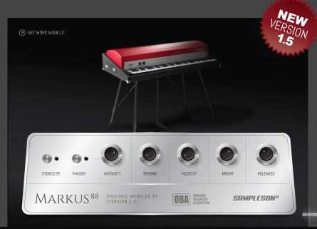 Sampleson Markus 88 v1.5.2 光谱建模数码钢琴插件
