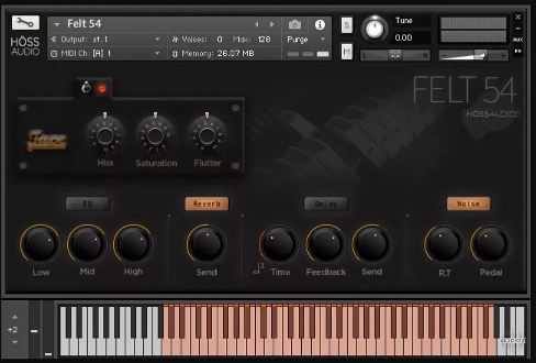 Hoss Audio Felt 54 KONTAKT 毛毡钢琴