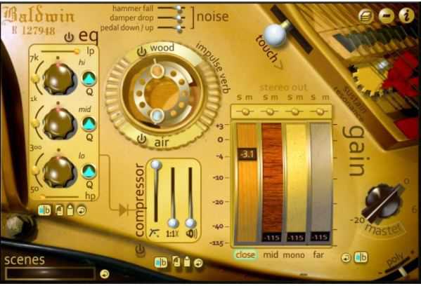 Baldwin Baldwin Parlor Grand v 1.1 for UVI Falcon 鲍德温钢琴