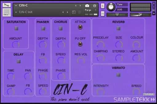 Sampletekk Cin C Cinematic Grand KONTAKT 钢琴音源