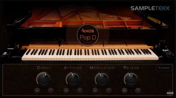 Steinberg SampleTekk 4Knob PopD Content for HALion 德国大钢琴